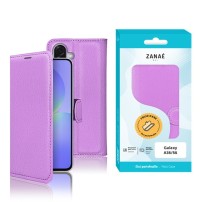 Etui Portefeuille Zanae Violet pour Galaxy A36 et A56
