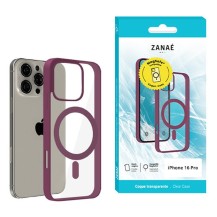 Coque prune compatible MagSafe pour iPhone 16 Pro