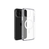 Coque transparente compatible MagSafe pour iPhone 16 Pro Max