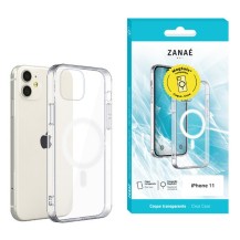 Coque Compatible MagSafe transparente pour iPhone 11