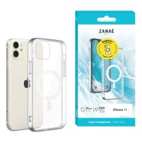 Coque Compatible MagSafe transparente pour iPhone 11