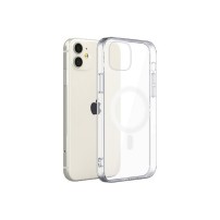 Coque Compatible MagSafe transparente pour iPhone 11