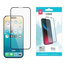 Verre trempé Full Cover pour iPhone 17 Pro Noir