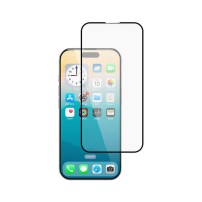 Verre trempé Full Cover pour iPhone 17 Pro Noir