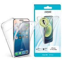 Coque 360 transparente pour iPhone 17 Pro Max