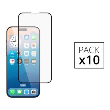 Verres trempés Full Cover pour iPhone 17 Pro Max Noir