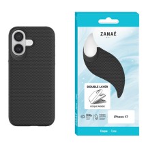 Coque Double Layer noire pour iPhone 17