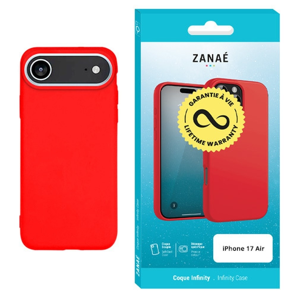 Coque Infinity rouge pour iPhone Air