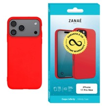 Coque Infinity rouge pour iPhone 17 Pro Max