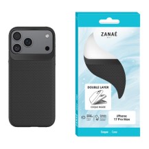 Coque Double Layer noire pour iPhone 17 Pro Max