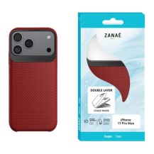 Coque Double Layer rouge pour iPhone 17 Pro Max