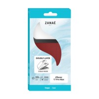 Coque Double Layer rouge pour iPhone 17 Pro Max