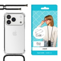 Coque transparente Cordella pour iPhone 17 Pro avec cordon