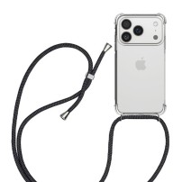 Coque transparente Cordella pour iPhone 17 Pro avec cordon