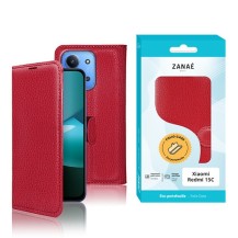 Etui Portefeuille Zanae rouge compatible Redmi 15C