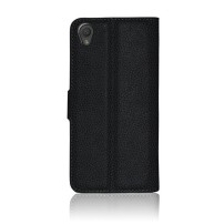 Etui Portefeuille Noir pour Sony Xperia L1