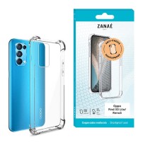 Coque silicone transparente renforcée pour Find X3 Lite et Reno5