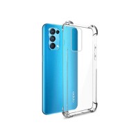 Coque silicone transparente renforcée pour Find X3 Lite et Reno5