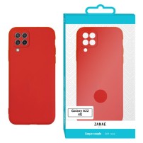 Coque Zanae Color Rouge pour Galaxy A22 et M22 4G