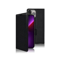 Etui Portefeuille Zanae pour iPhone 13 Pro Max Noir