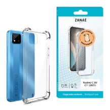 Coque silicone transparente avec coins renforcés pour Realme C20 C11