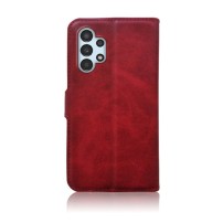 Étui portefeuille Zanae Columbia rouge pour Galaxy A13 4G