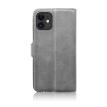 Étui portefeuille gris pour iPhone 11