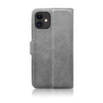 Étui portefeuille gris pour iPhone 11