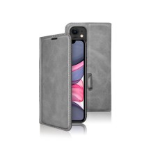 Étui portefeuille gris pour iPhone 11