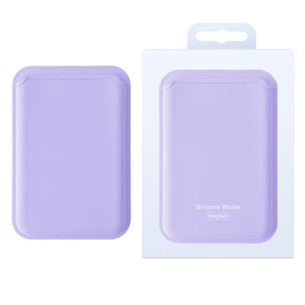 Porte carte MagSafe lilas élégant et pratique