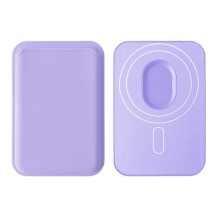 Porte carte MagSafe lilas élégant et pratique