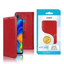 Étui portefeuille rouge Zanae compatible Huawei P30 Lite et P30 Lite XL