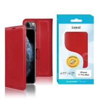Étui portefeuille rouge pour iPhone 11 Pro Max