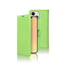 Etui Portefeuille Zanae vert pour iPhone 13