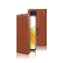 Étui Portefeuille Zanae marron pour Samsung Galaxy A33 5G