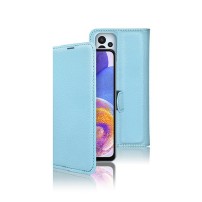 Etui Portefeuille Zanae bleu clair pour Samsung Galaxy A23 4G/5G
