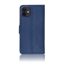 Etui portefeuille Zanae marine pour iPhone 12 et 12 Pro