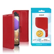 Étui Portefeuille Zanae Rouge pour Galaxy A32 et M32 5G