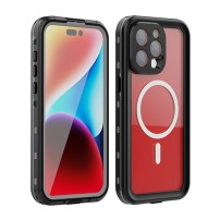 Coque étanche noire pour iPhone 15 Pro Max