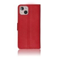 Etui Portefeuille Zanae Rouge pour iPhone 13 mini