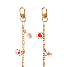 Chaîne courte Romantic Glow avec finition en métal doré