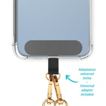 Chaîne courte Romantic Glow avec finition en métal doré