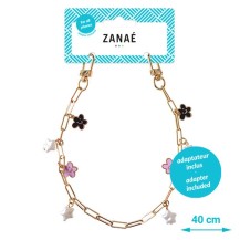 Chaîne courte Nova Bloom avec finition dorée