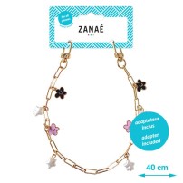 Chaîne courte Nova Bloom avec finition dorée