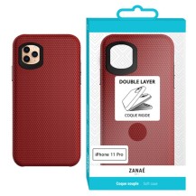 Coque Double Layer rouge pour iPhone 11 Pro