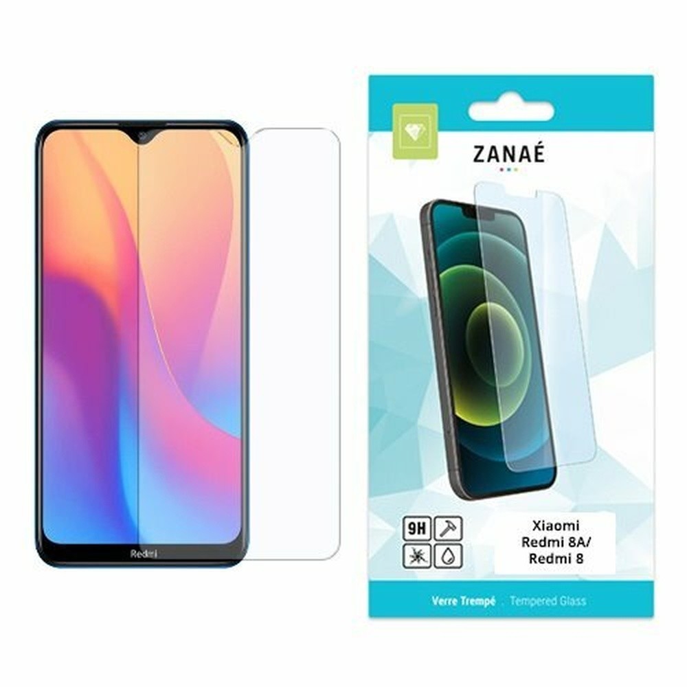 Verre trempé transparent pour Xiaomi Redmi 8A et Redmi 8