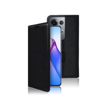 Étui Zanae Wallet pour Oppo Reno8 Pro en noir