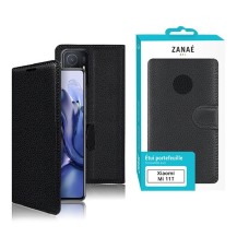 Étui portefeuille Zanae noir pour Xiaomi Mi 11T