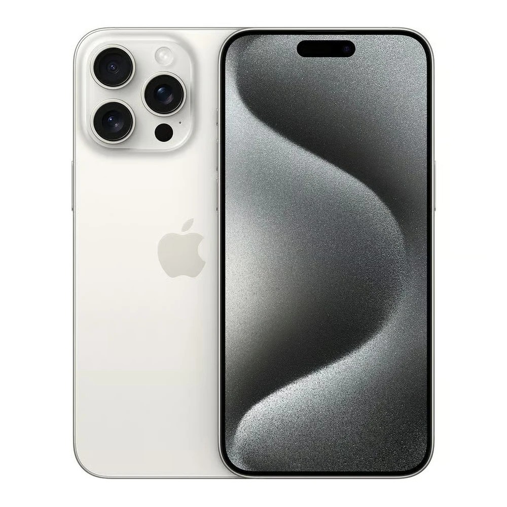 iPhone 15 Pro 128 Go - SIM + eSIM - Titane Blanc