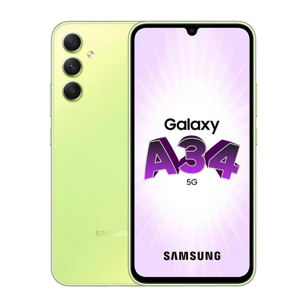 Samsung Galaxy A34 128 Go - Dual-SIM - Lime
